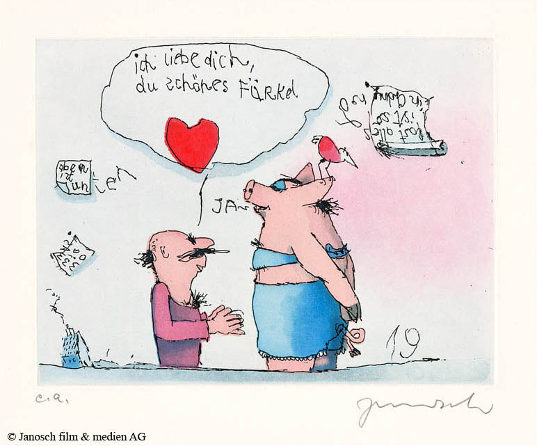 Ich liebe dich du schönes Ferkel