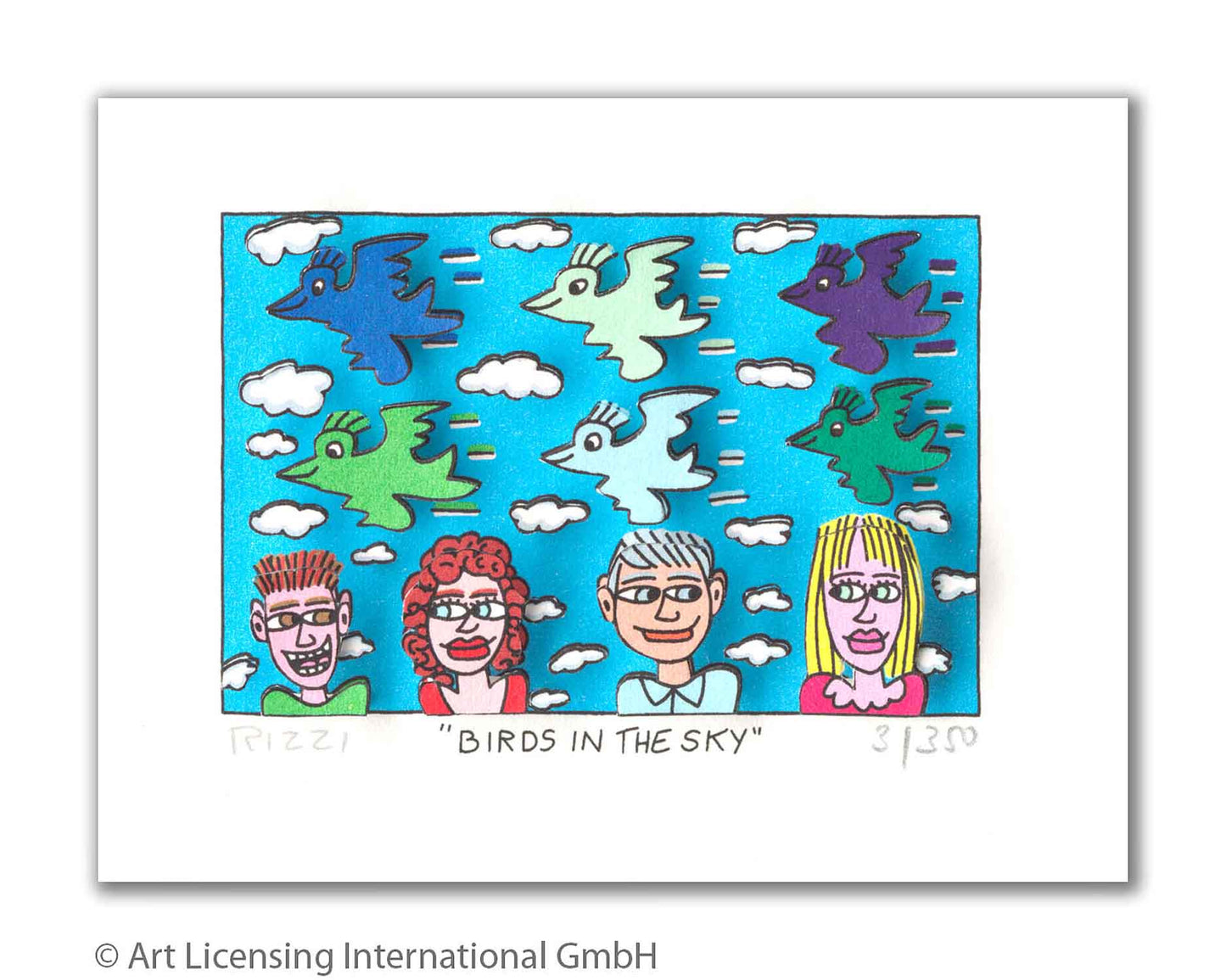 Birds in the sky