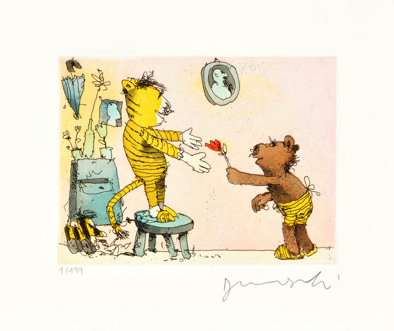 Eine Blume für den Sieger