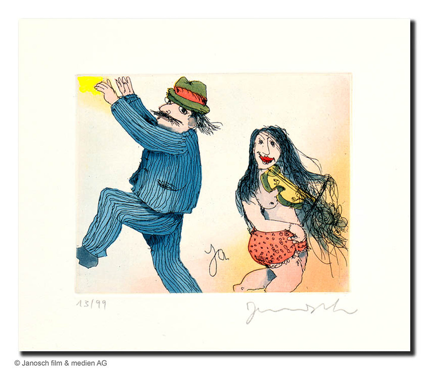 Mann und Frau tanzen