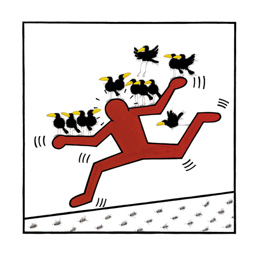 Rabshommage an Keith Haring